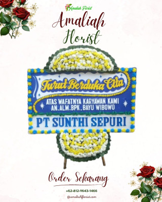 Papan Bunga Duka di Bentiring Permai