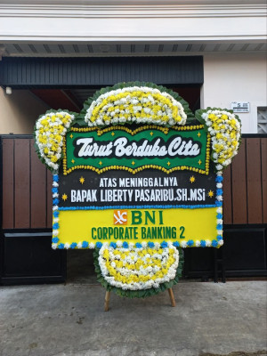 Papan Bunga Duka di Bentiring Permai