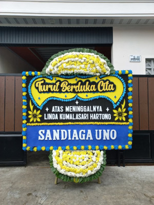 Papan Bunga Duka di Bentiring Permai